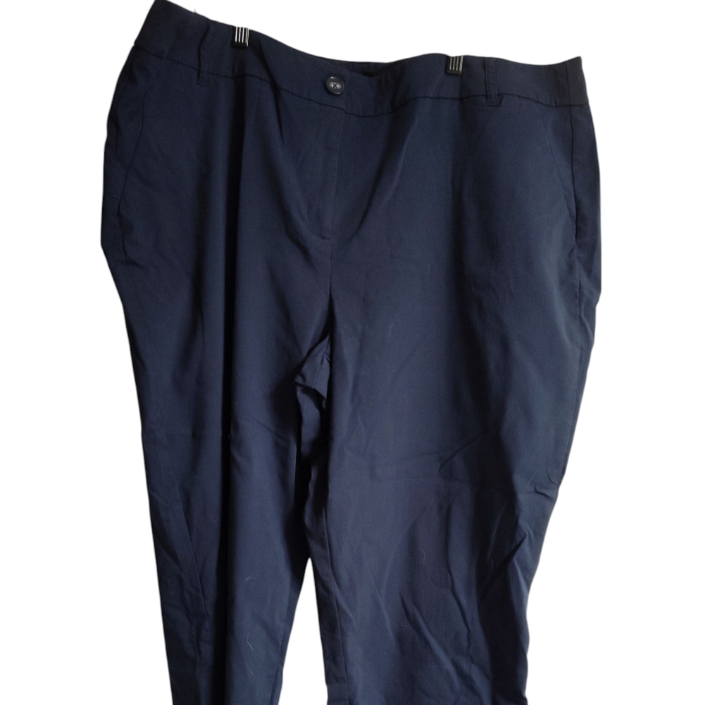 Navy Blue Trousers By Ryan Wylde Size 22W